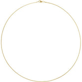 14K Yellow Gold-Filled 1.5 mm Wheat 16" Chain